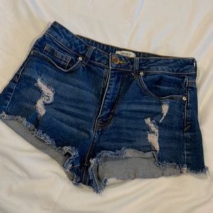 Lightly worn jean shorts